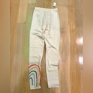 NWT Gap Oatmeal Color Leggings w/ Rainbow sz14-16